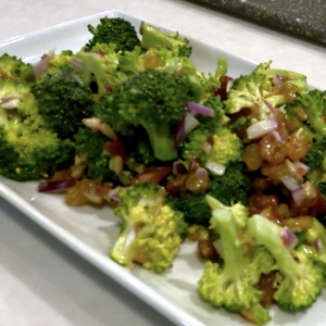Image of celebrity recipe using Baker's Bacon products