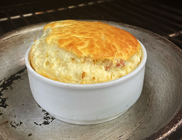 Baker’s Bacon & Cheese Soufflé & Baker’s Bacon Jam with John Tesar